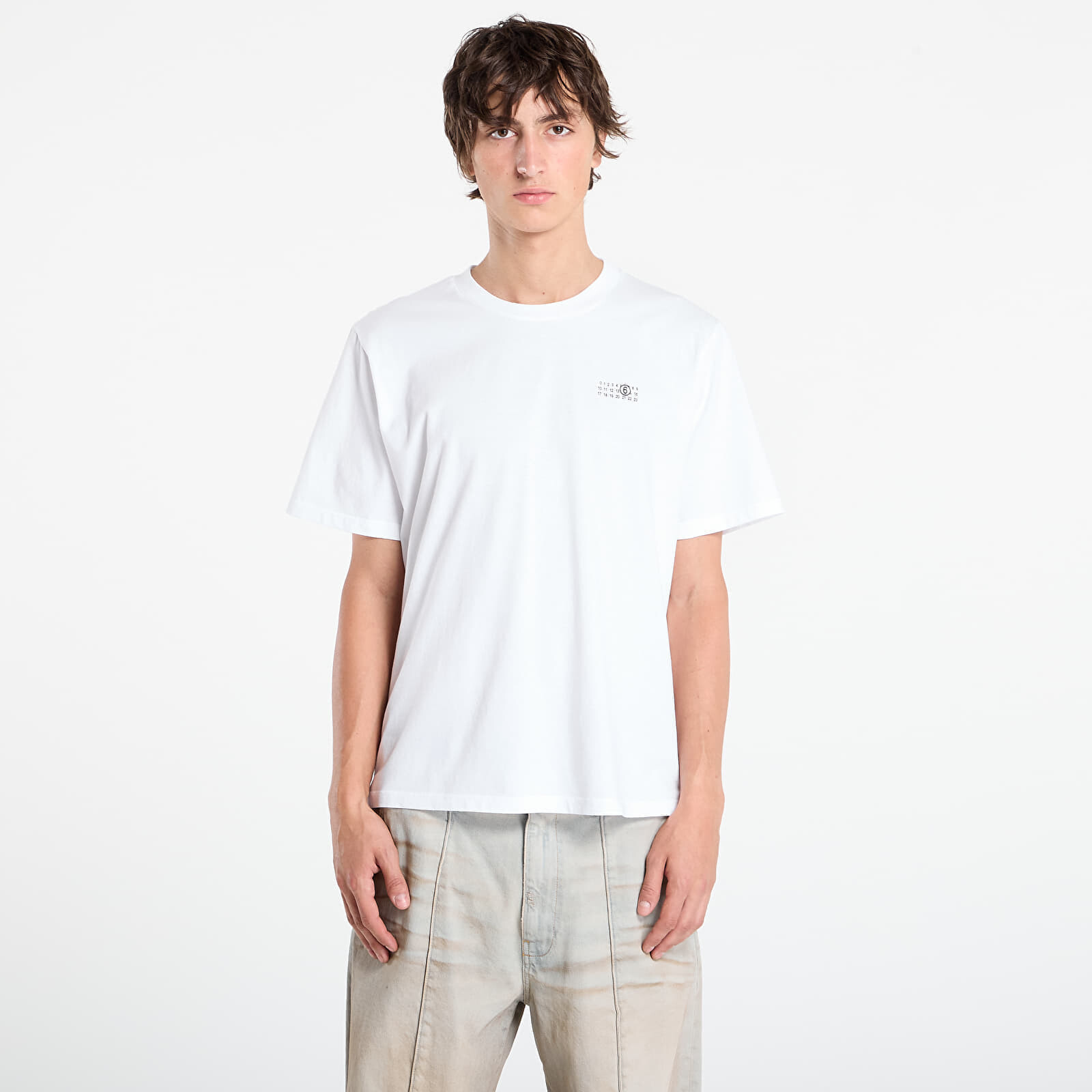 Tričko MM6 Maison Margiela T-Shirt Optic White L