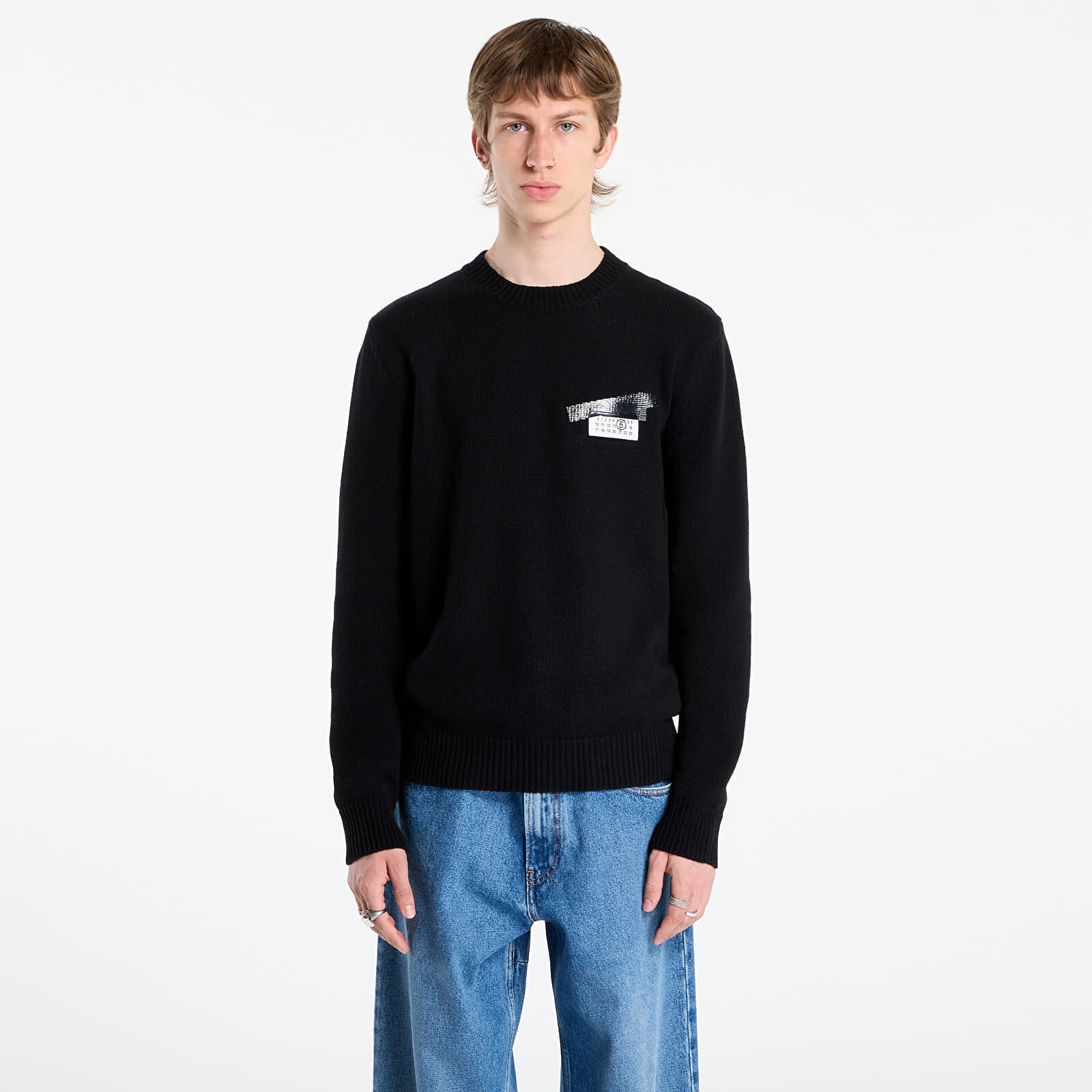 Svetr MM6 Maison Margiela Crewneck Black L