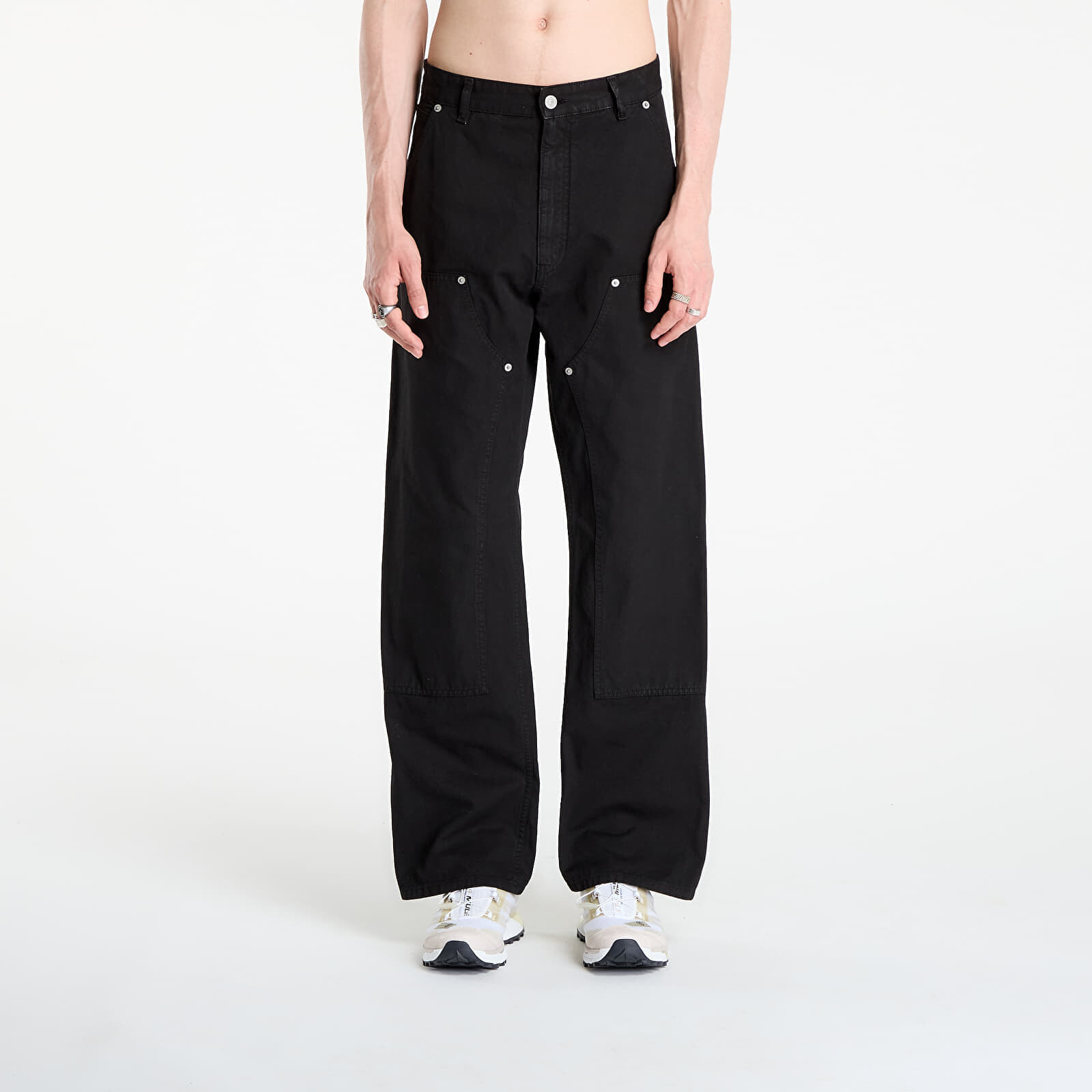 Kalhoty MM6 Maison Margiela Pants 5 Pockets Black 32