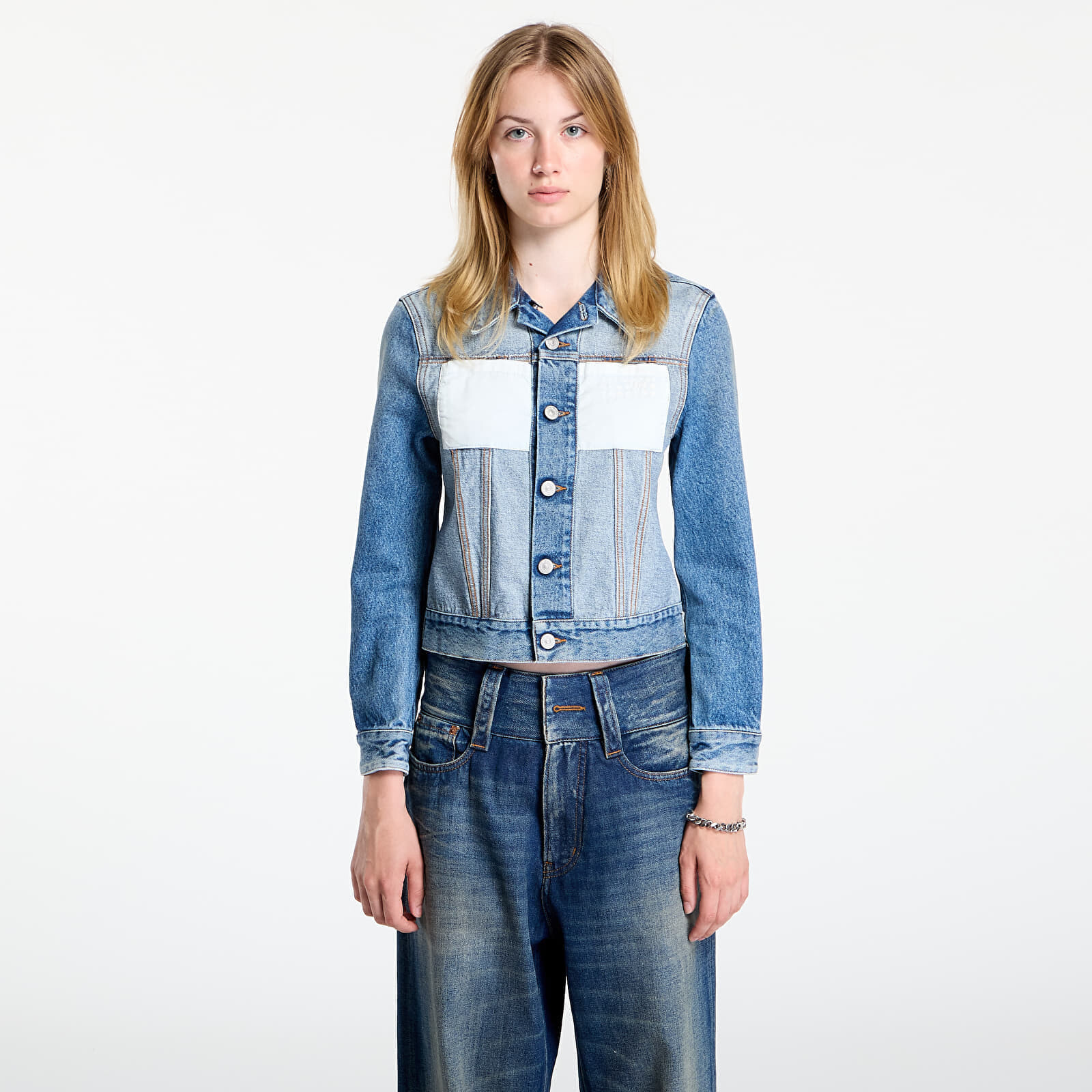 Bunda MM6 Sports Jacket Medium Blue 40