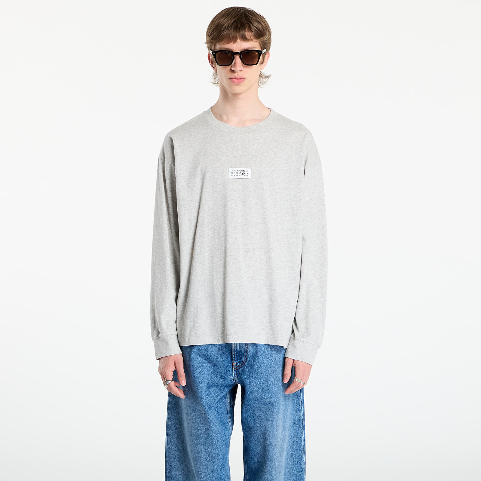 Tričko MM6 T-Shirt Grey Melange L