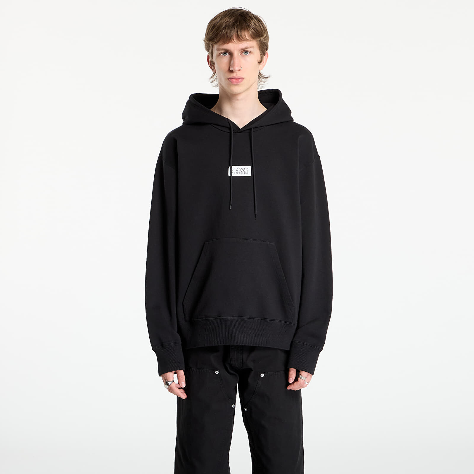 Mikina MM6 Numeric Sweatshirt Black L