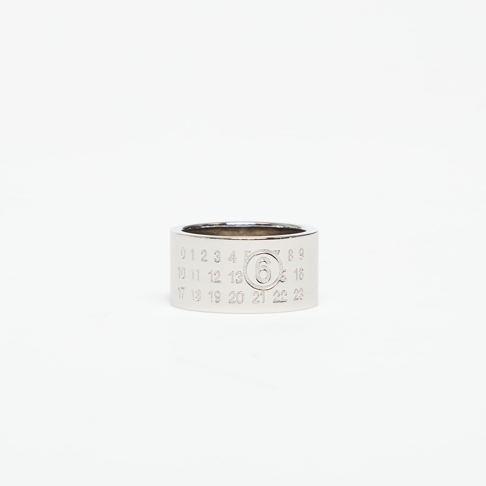 MM6 Maison Margiela Ring Polished Palladio 07