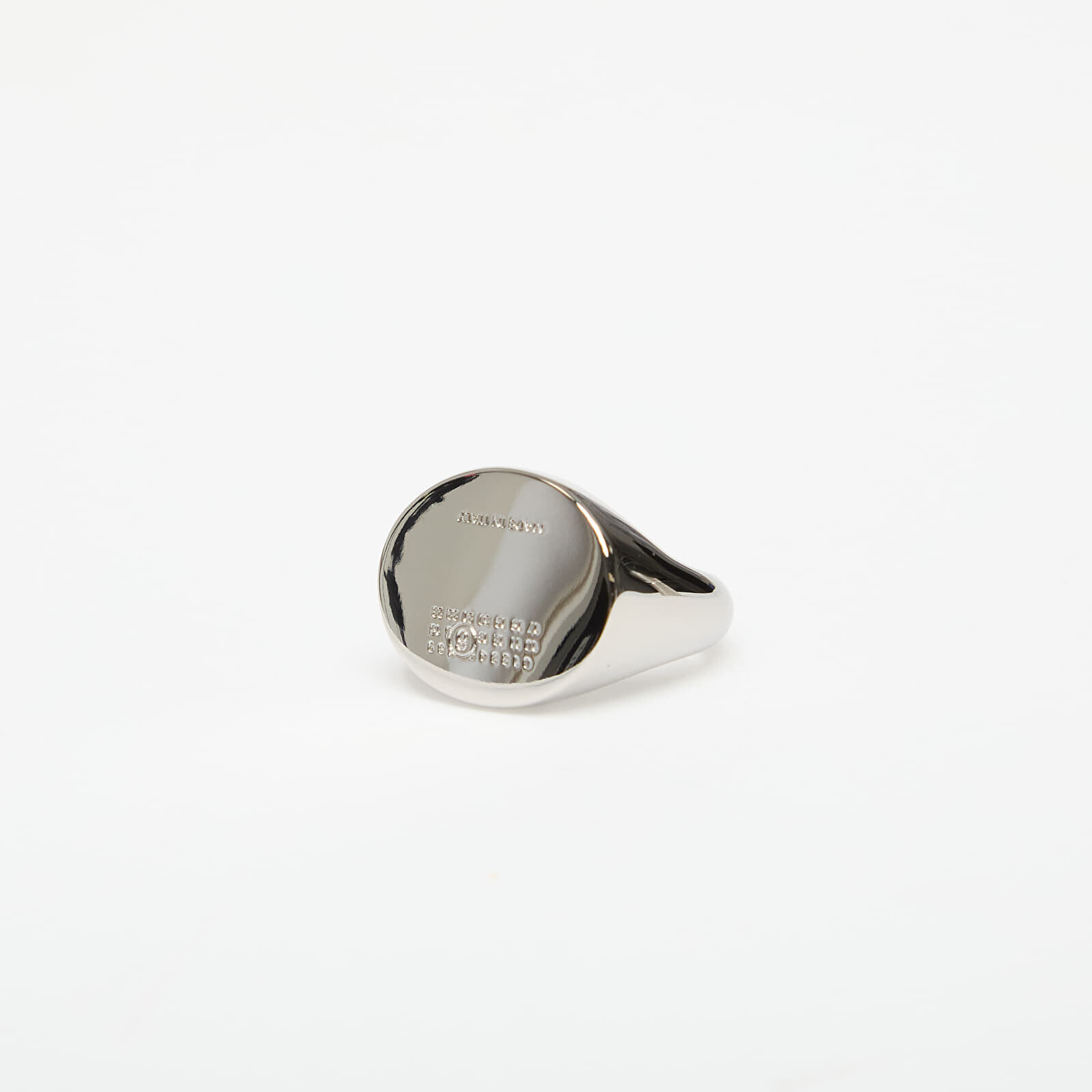 MM6 Maison Margiela Ring Polished Palladio 08