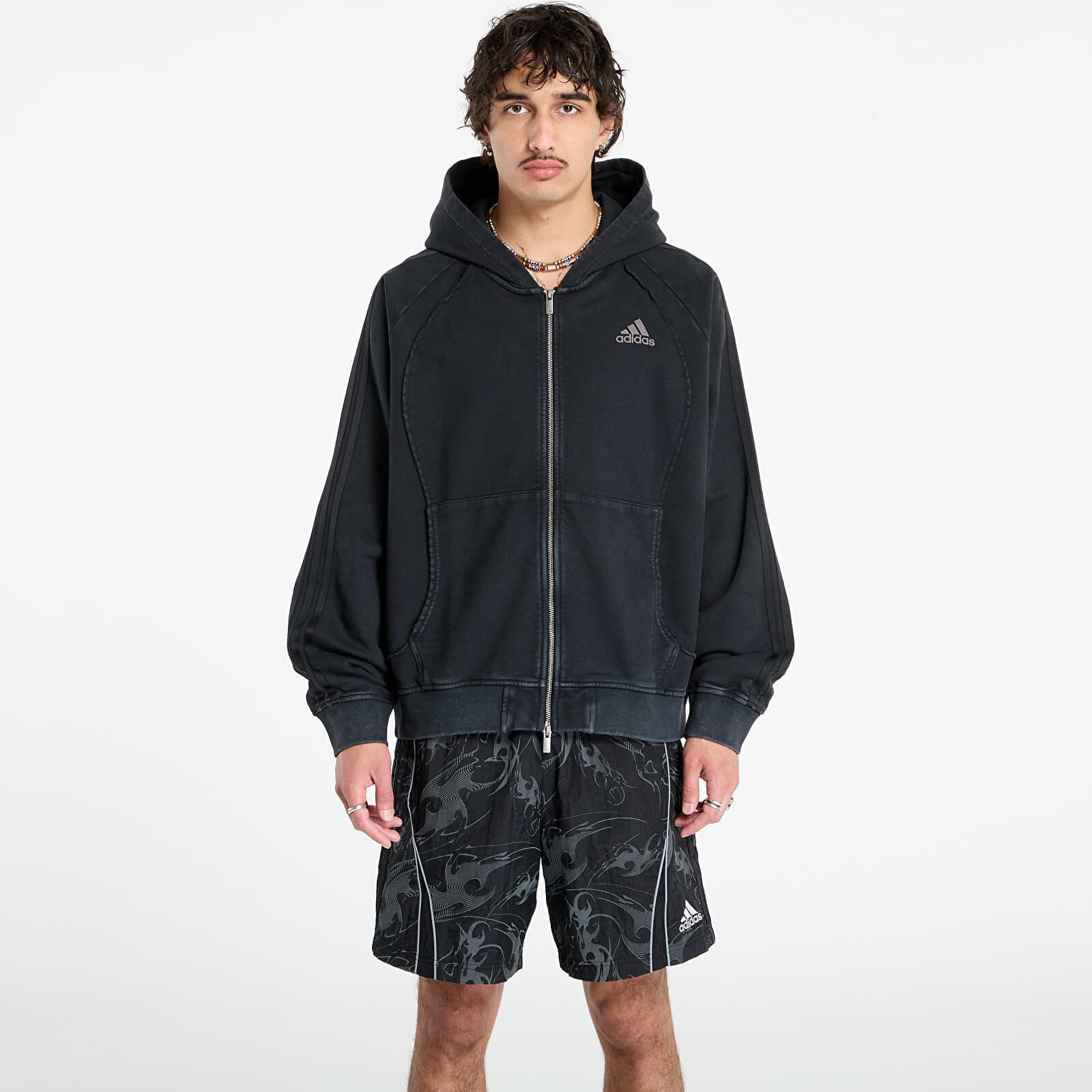 Mikina adidas Adilenium Season 4 Teamgeist Full-Zip Hoodie Black L