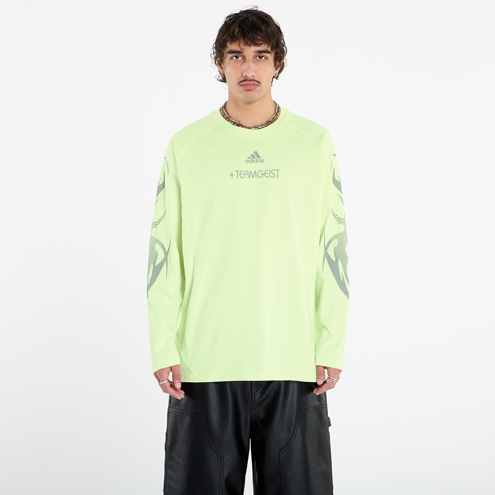 Tričko adidas Adilenium Season 4 Teamgeist Graphic Long Sleeve T-Shirt Almost Lime L