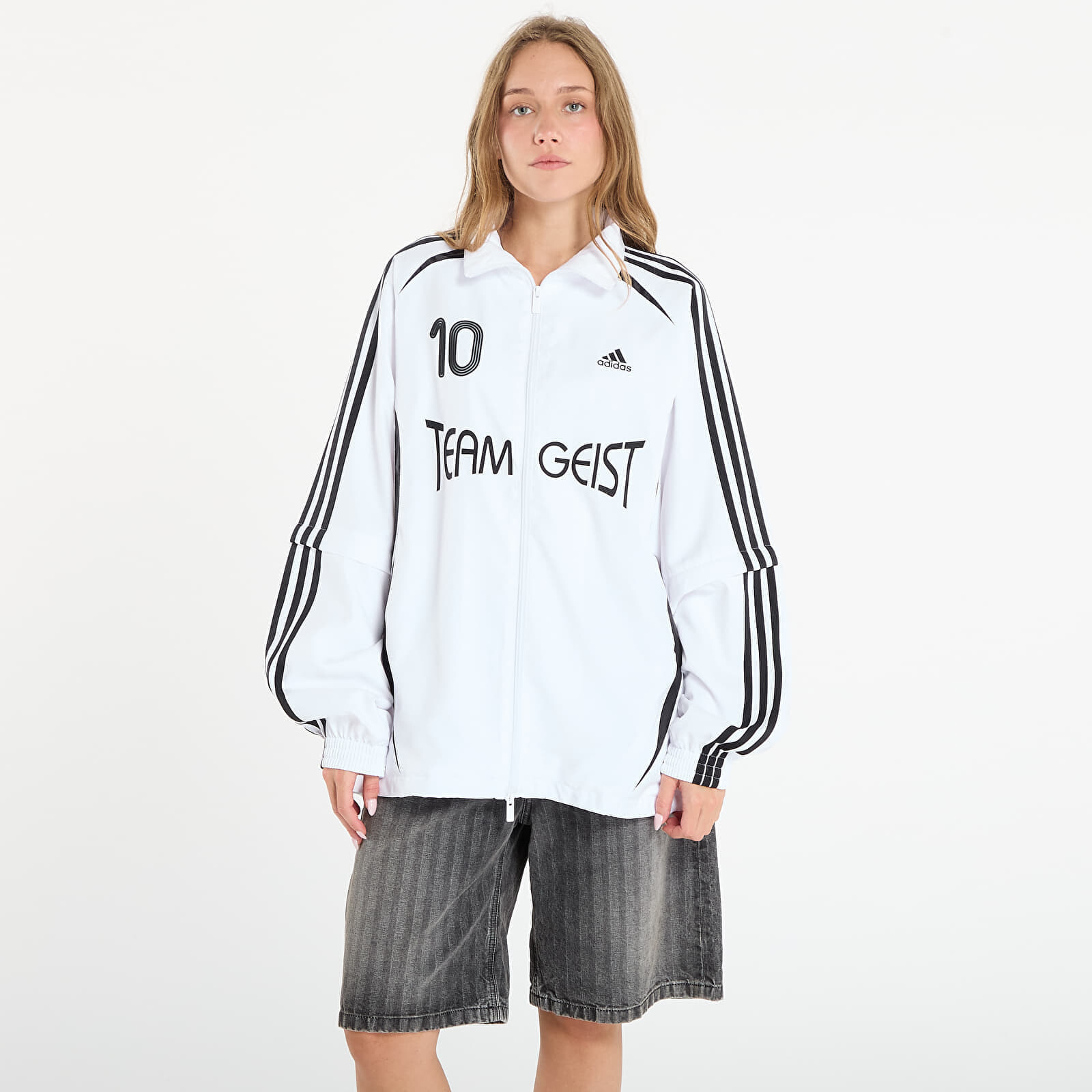Bunda adidas Adilenium Season 4 Teamgeist Oversized Track Top White L