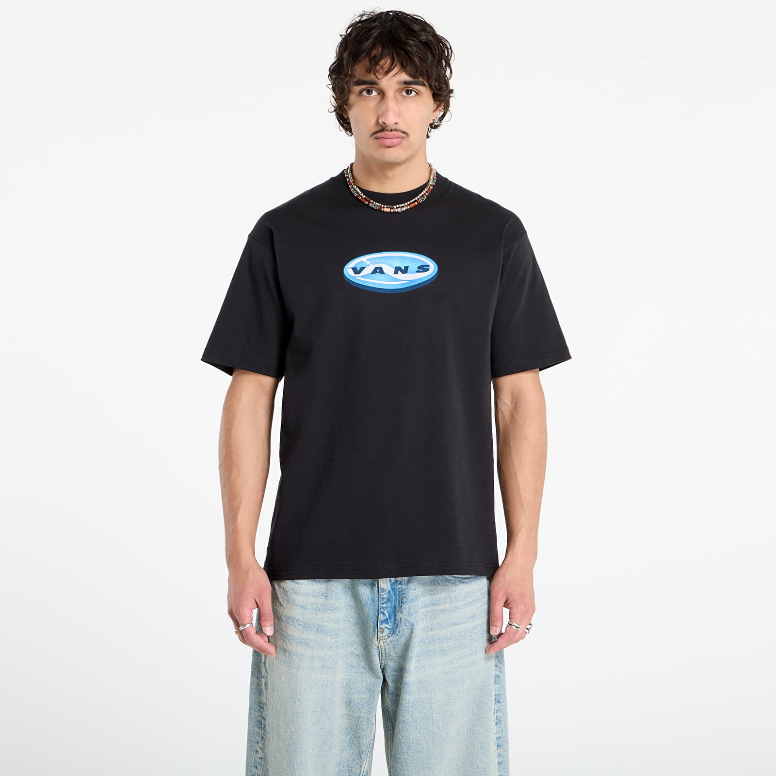 Tričko Vans 3D Retroval SS Tee Black L