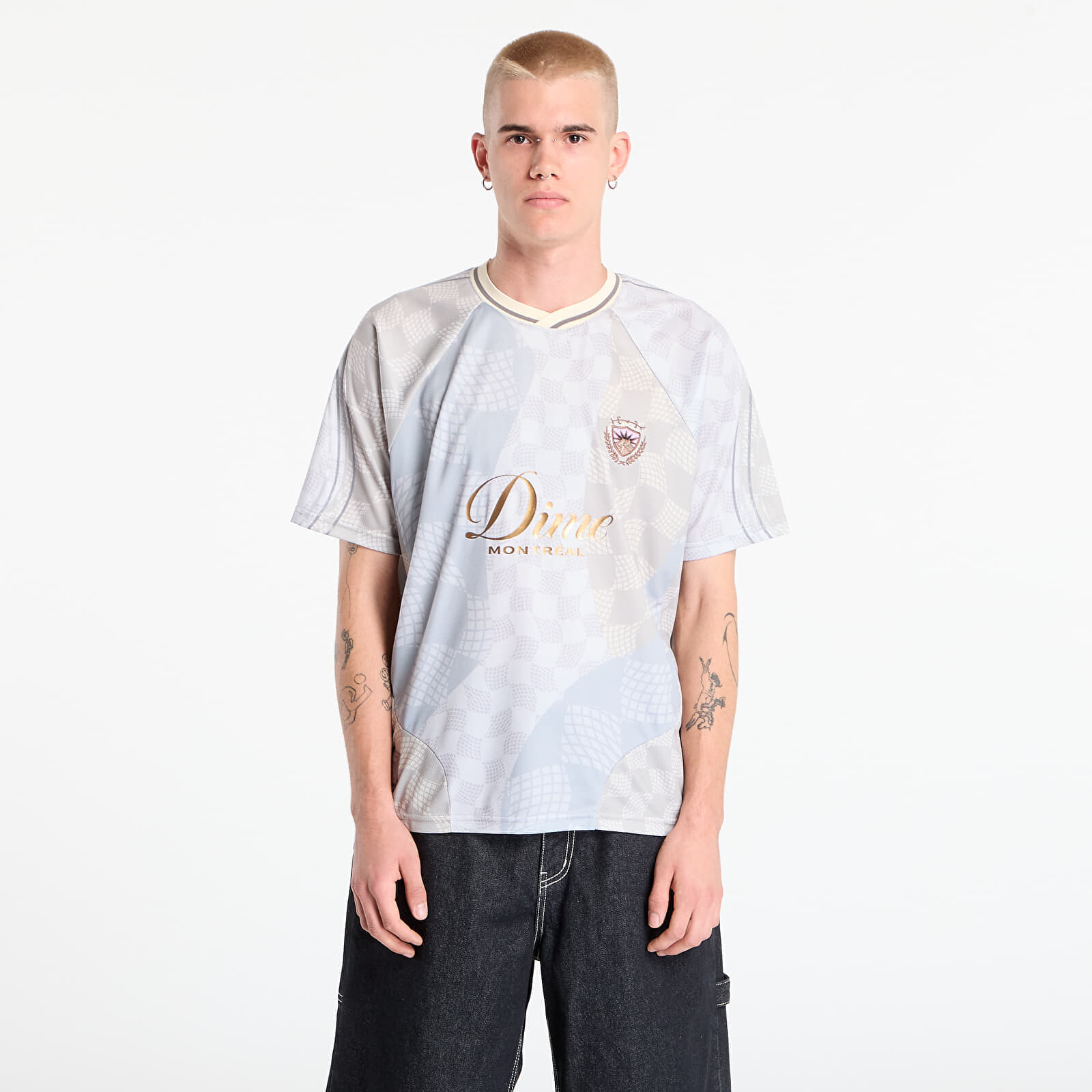 Dres DIME Checkered Home Jersey UNISEX Cream L