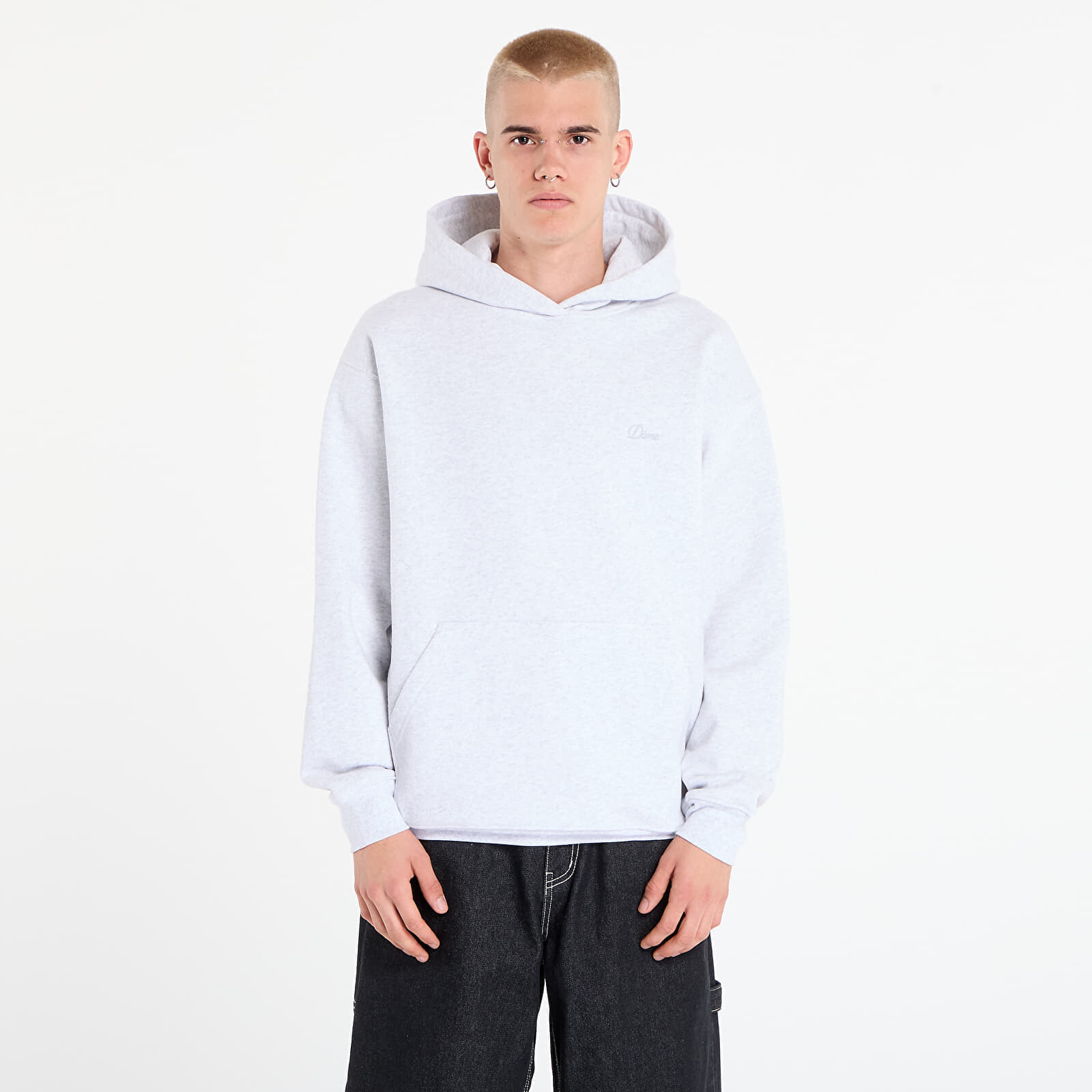 Mikina DIME Cursive Small Logo Hoodie UNISEX Ash L