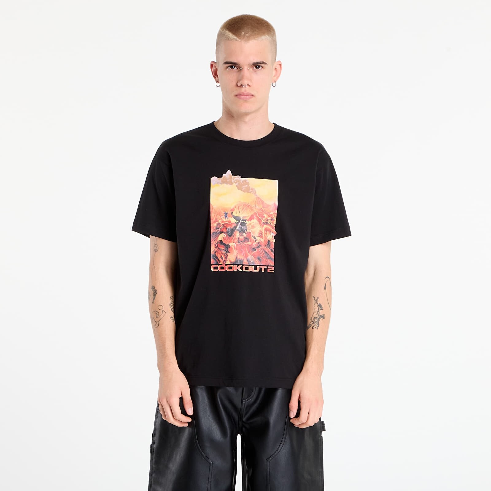 Tričko DIME Cook Out 2 T-Shirt UNISEX Black L