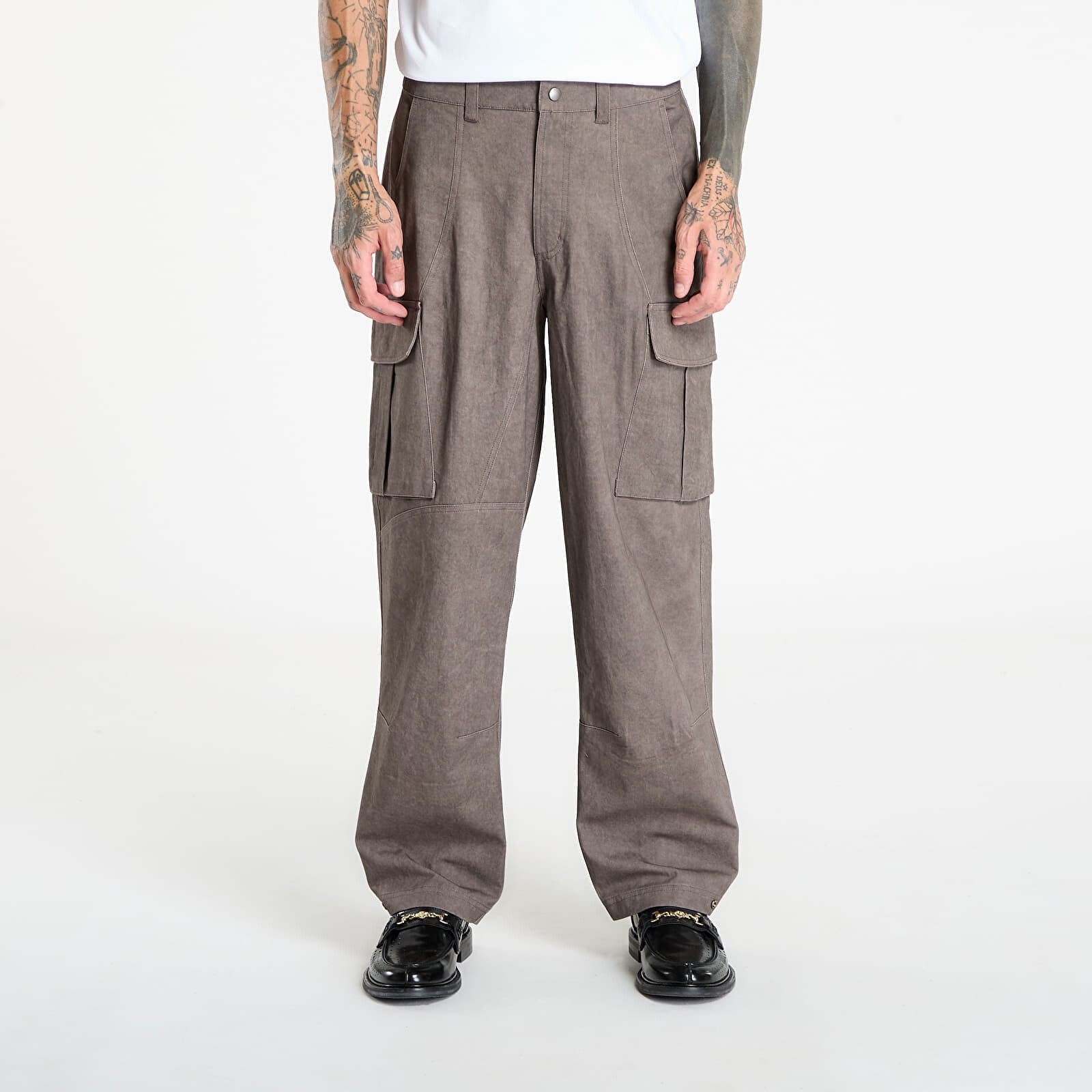 Kalhoty DIME Ultimate Cargo Pants Taupe L