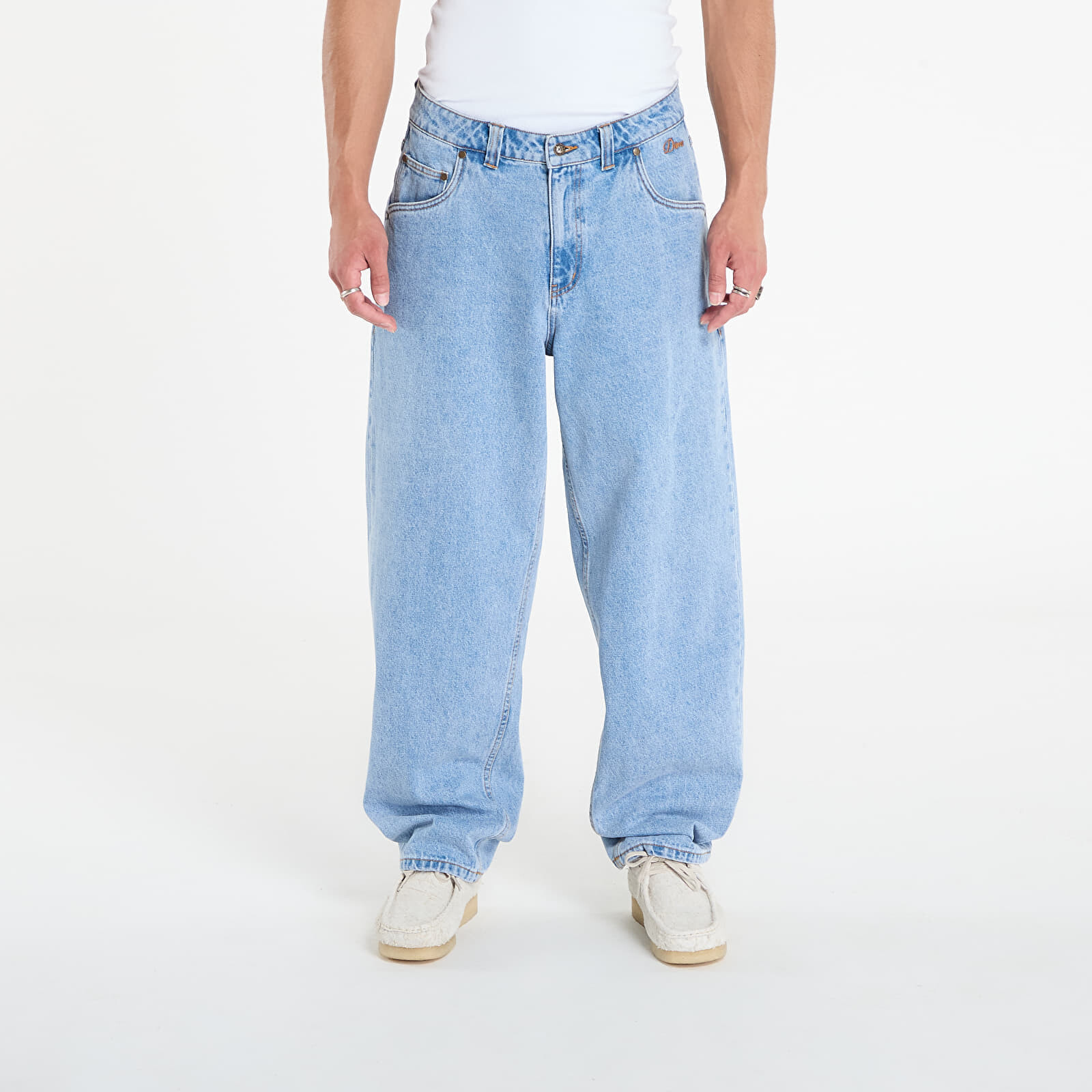 Kalhoty DIME Classic Baggy Denim Pants Blue Washed 30