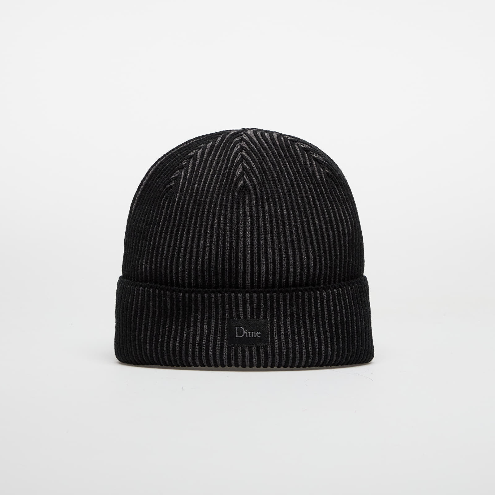 DIME Classic Rib Beanie Black/ Charcoal Universal