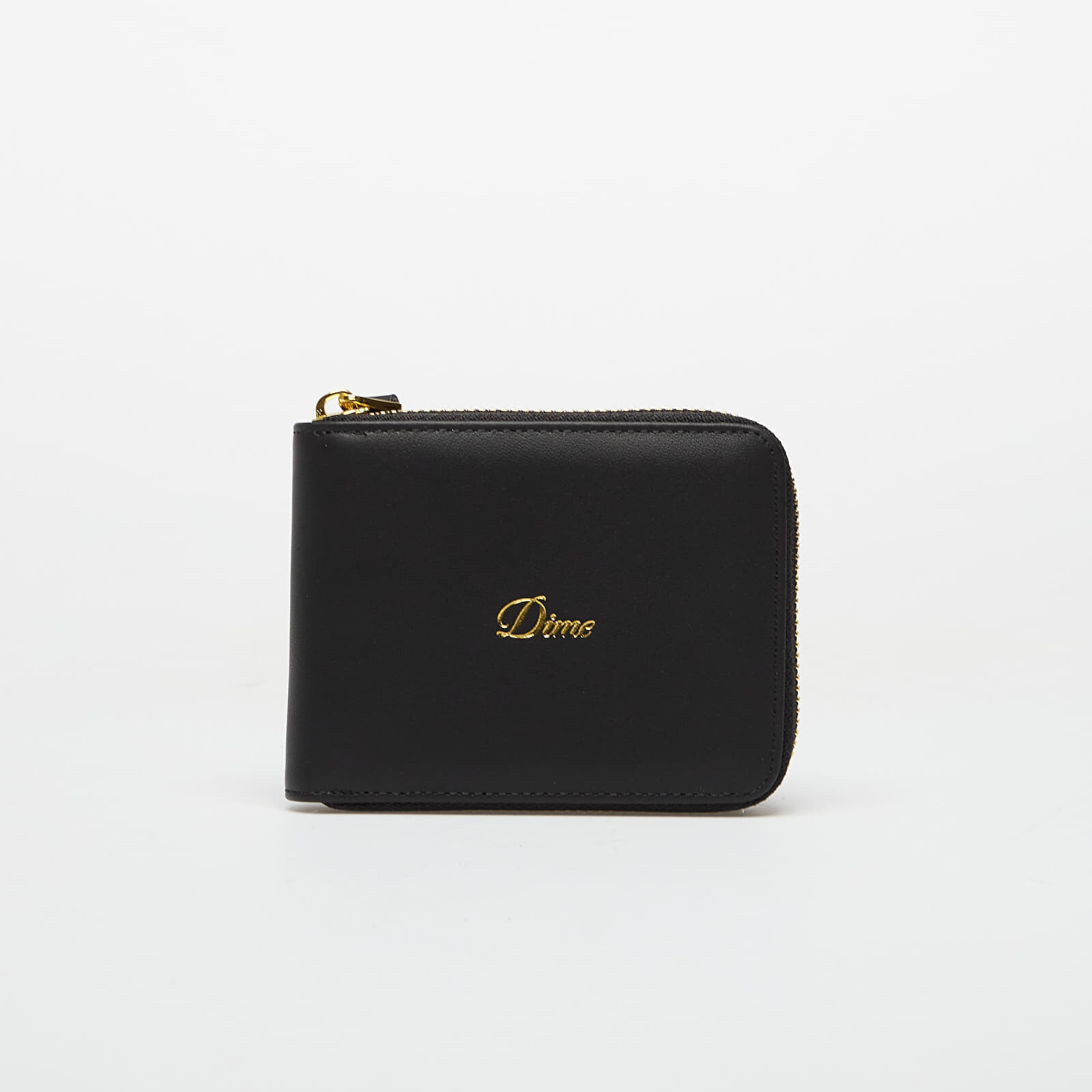DIME Cursive Zip Wallet Black Universal