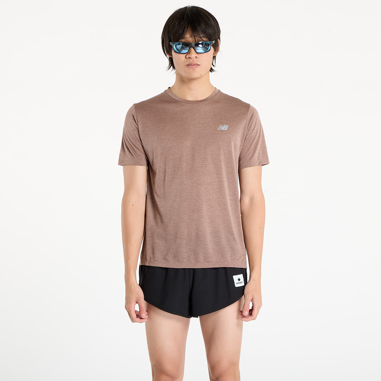 Tričko New Balance Athletics T-Shirt Earth Shadow Heather L