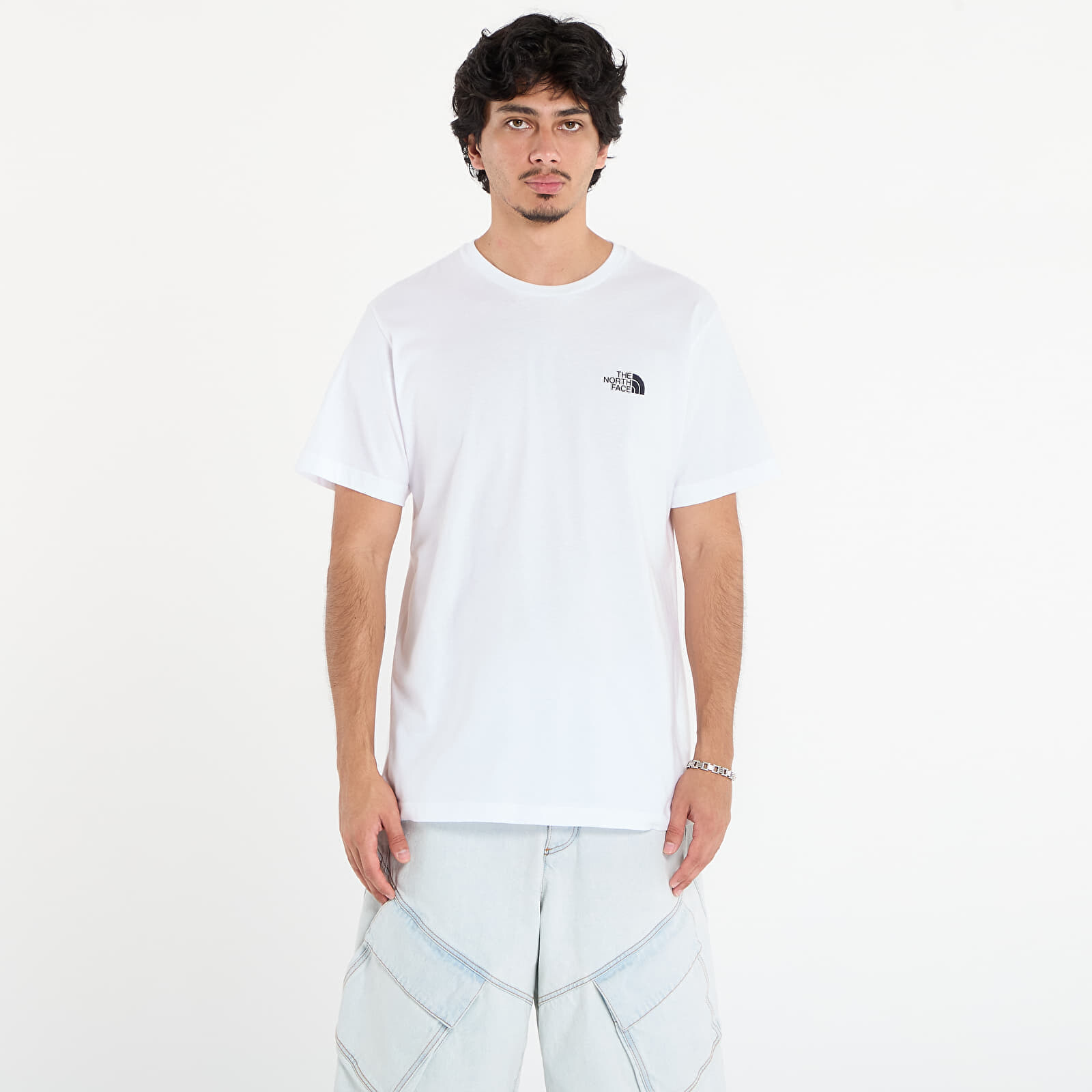 Tričko The North Face M Vertical Logo Ss Tee TNF White L