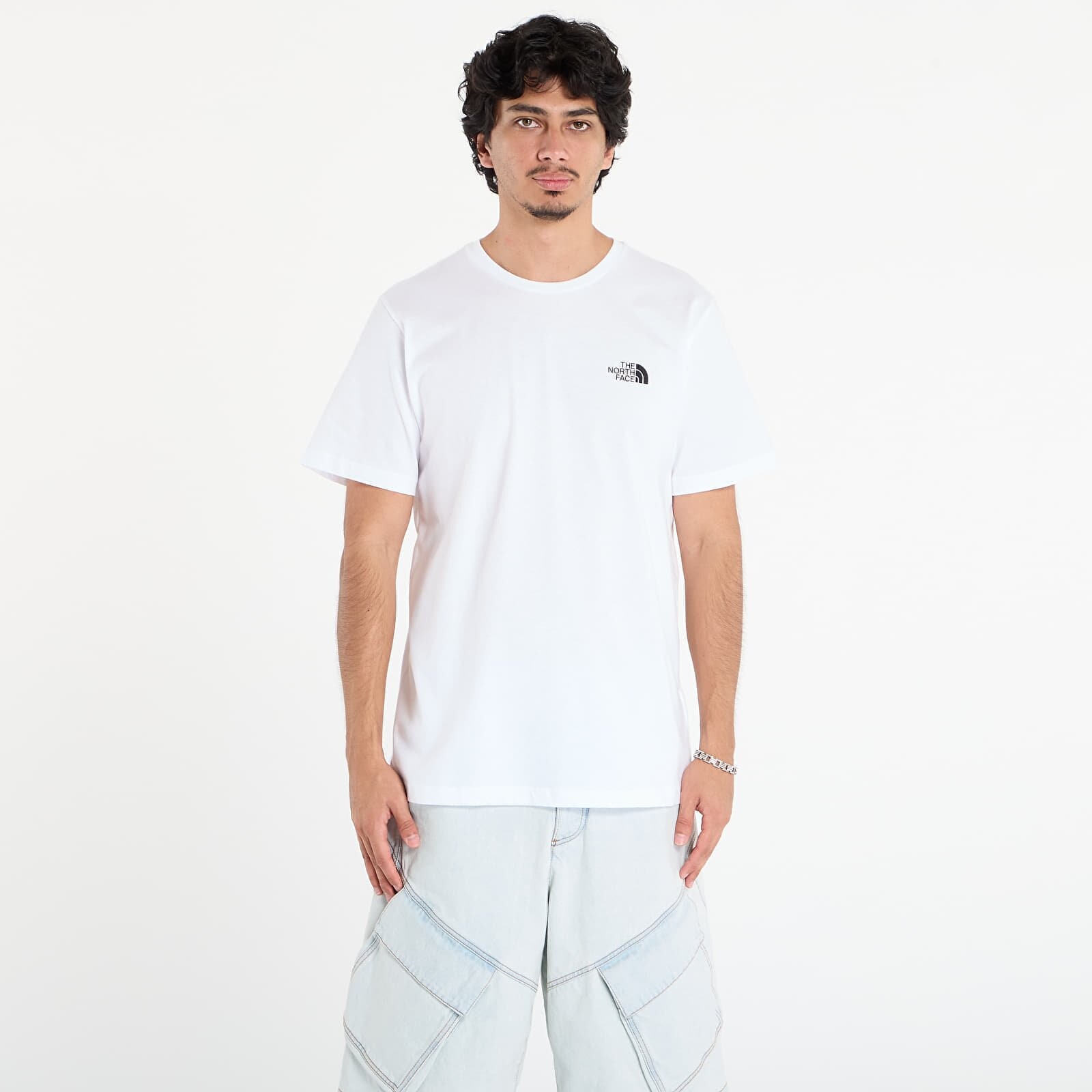 Tričko The North Face M Mountain Sketch Ss Tee TNF White L