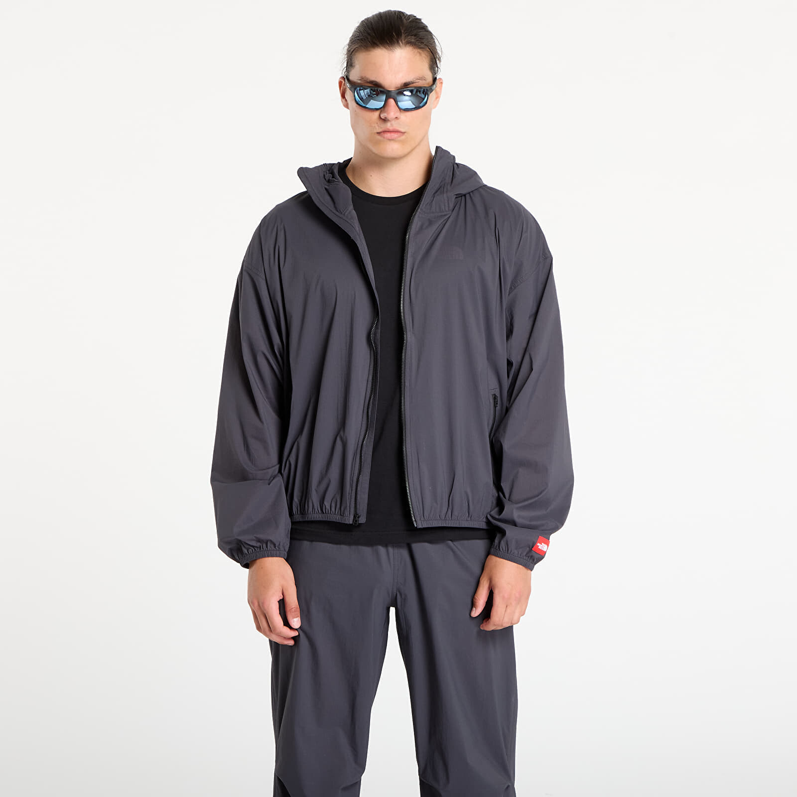 Bunda The North Face M Redbox Packable Hooded Wind Jacket Obsidian L