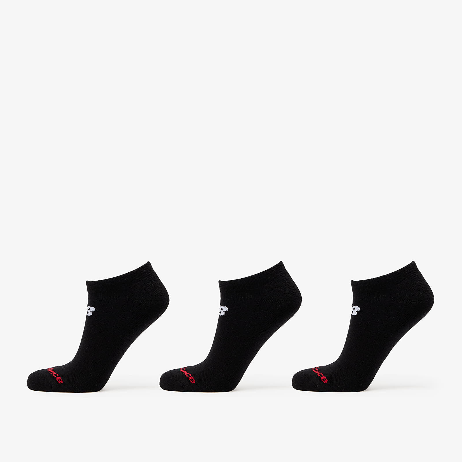 New Balance Everyday No Show Socks 3-Pack Black L