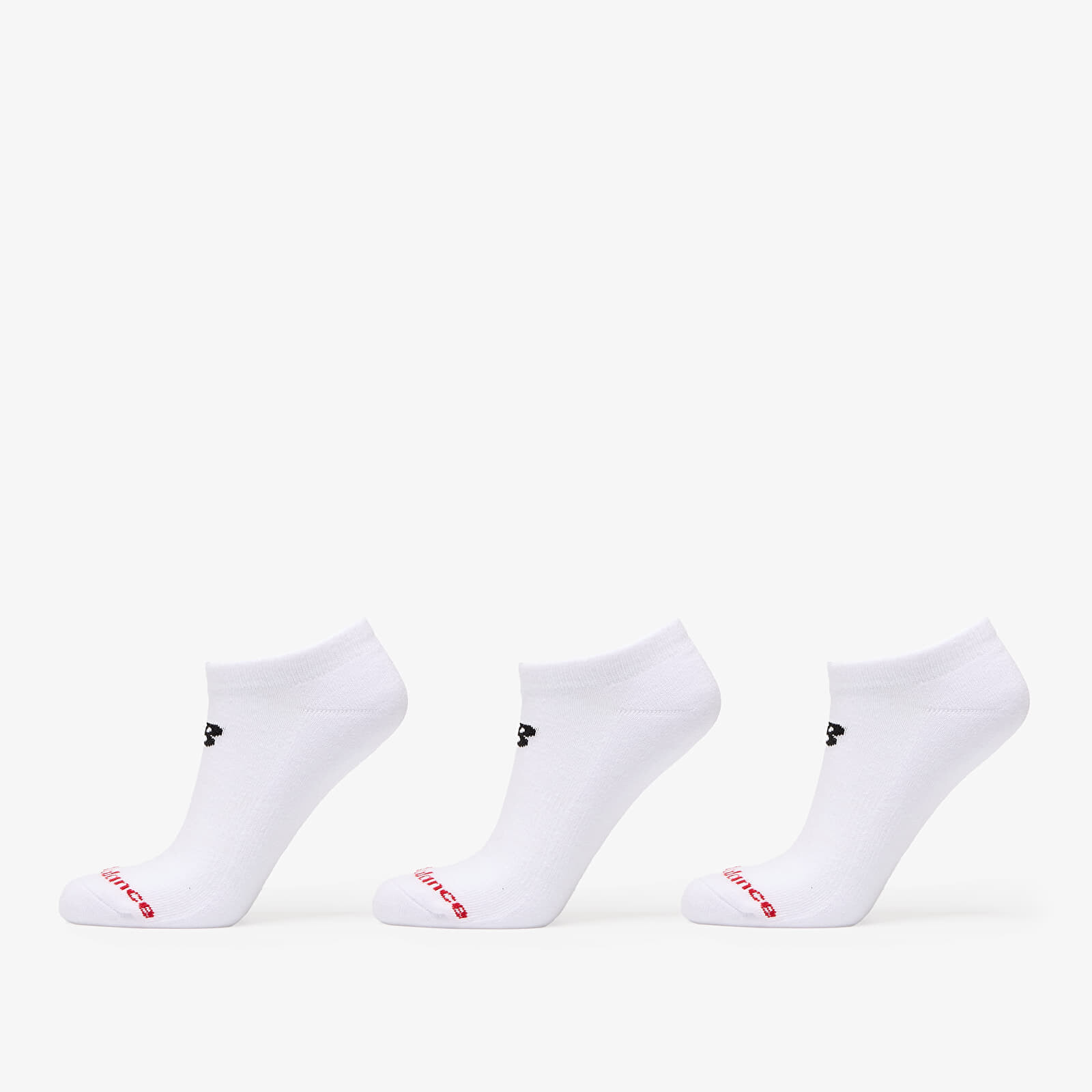 New Balance Everyday No Show Socks 3-Pack White L