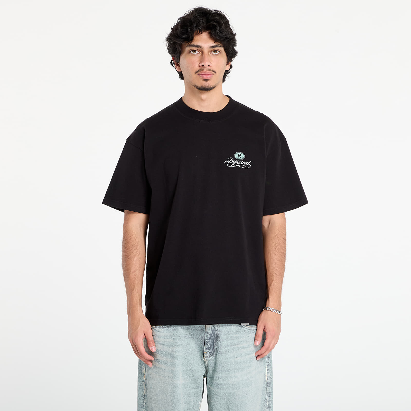 Tričko REPRESENT Grand Vintage Hand Drawn T-Shirt Jet Black L