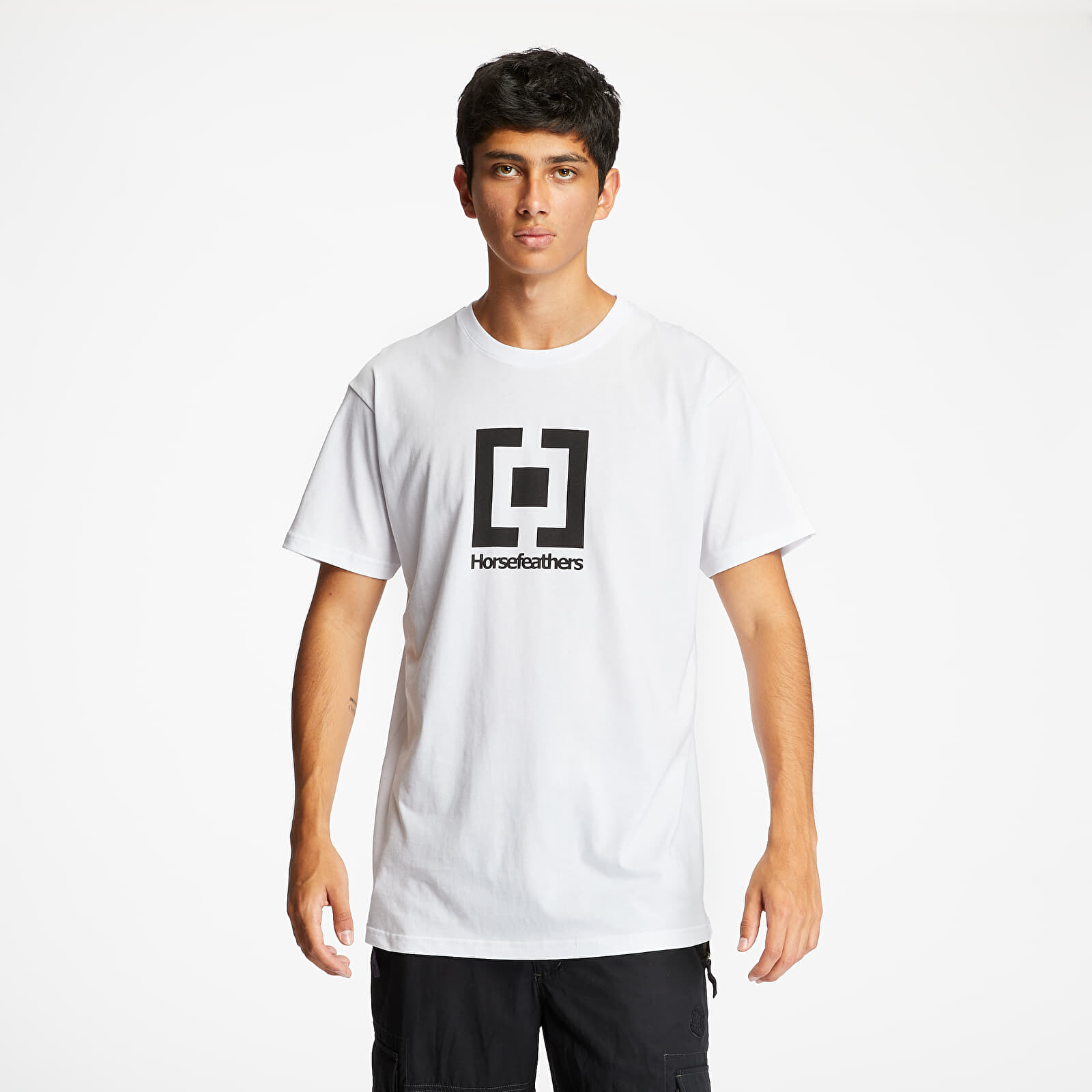 Tričko Horsefeathers Base T-Shirt White L