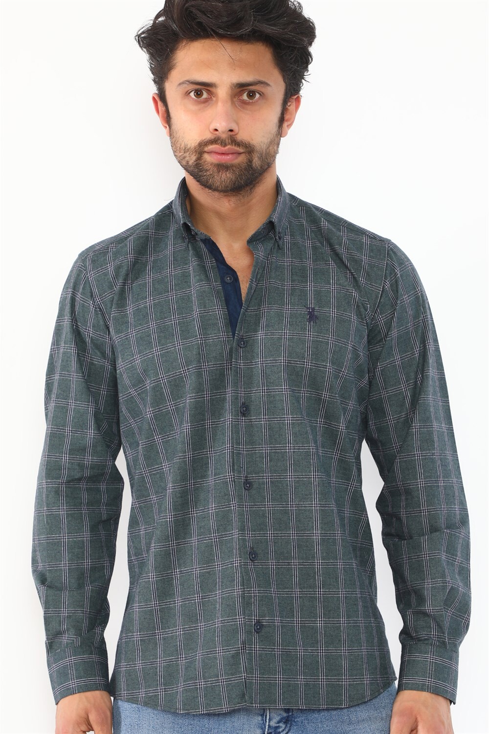 G711 DEWBERRY MEN'S SHIRT-KHAKI