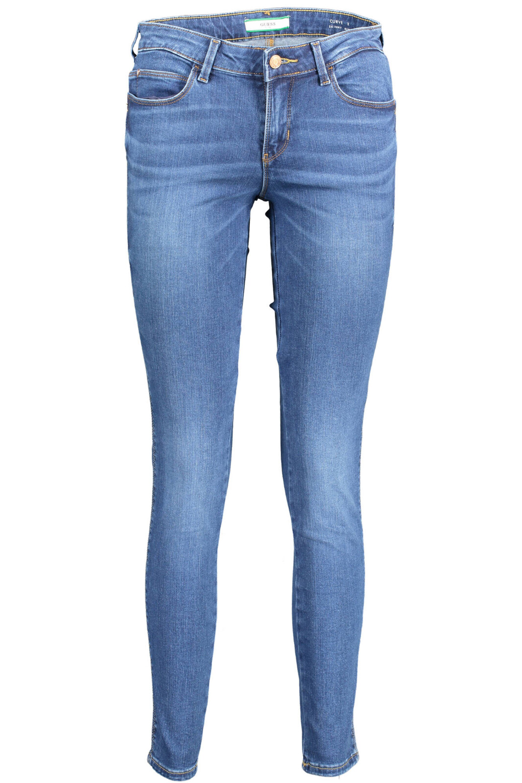 GUESS JEANS JEANS DENIM WOMAN BLUE