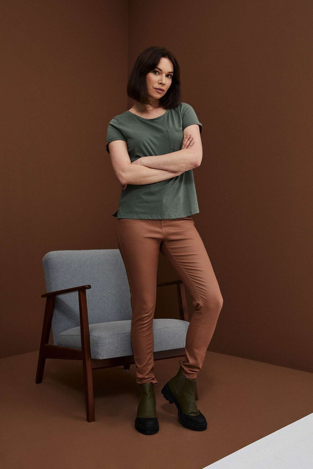 Marisse Pants Z-Sp-3906 Coffee