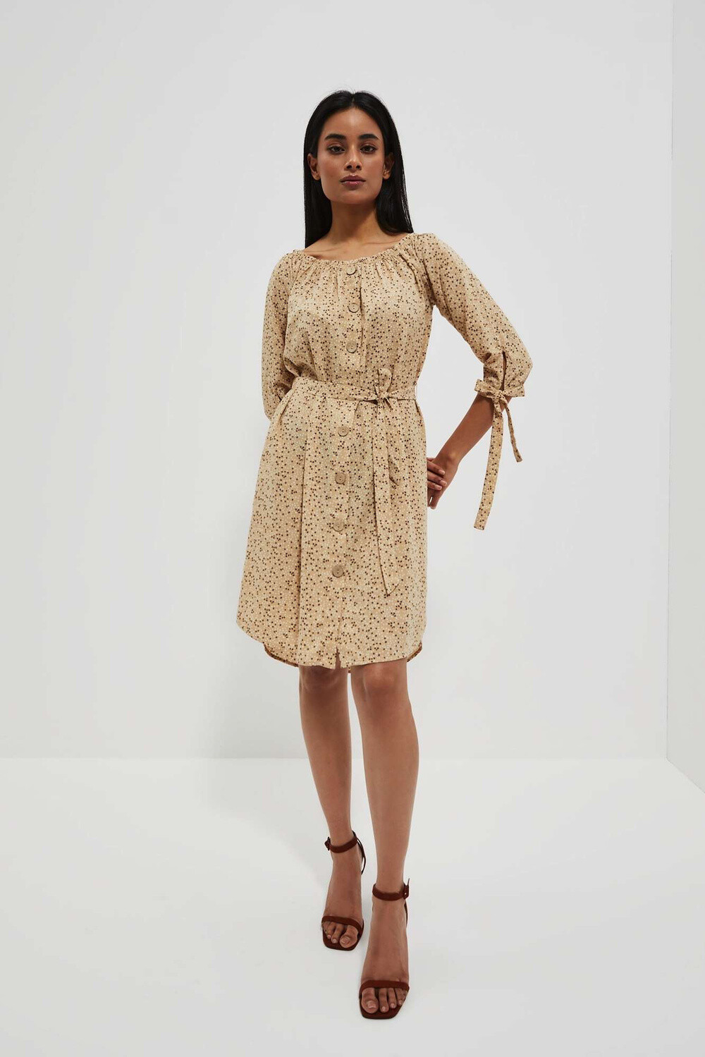 Marisse Women's Dress L-Su-4031 D.Beige