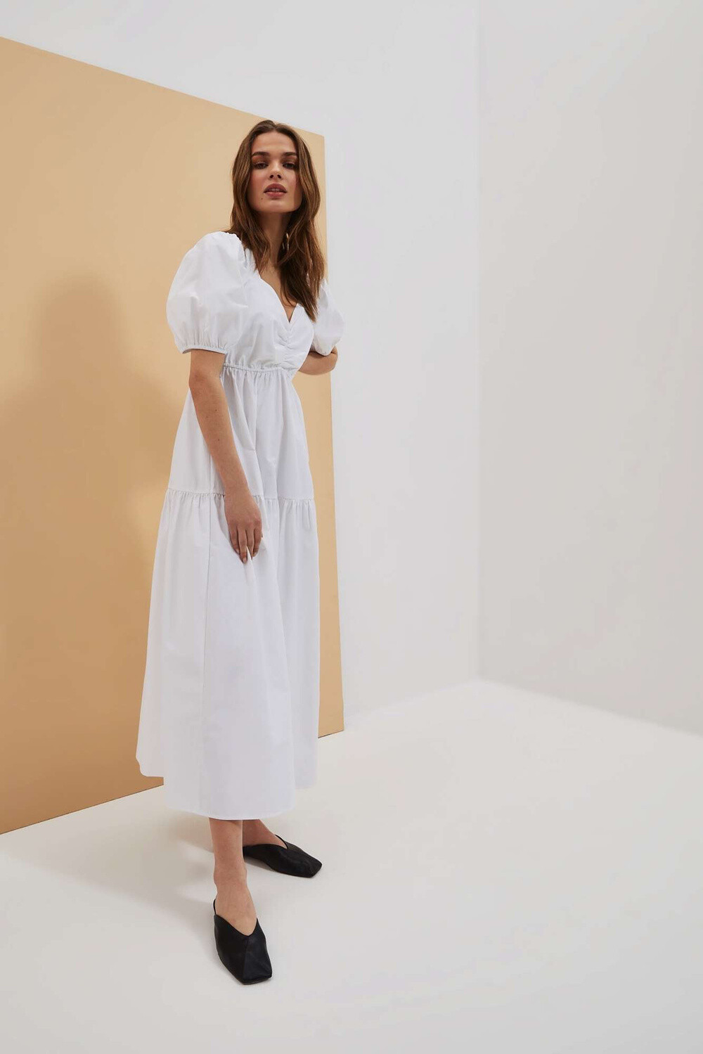 Marisse Women's Dress L-Su-4066 White