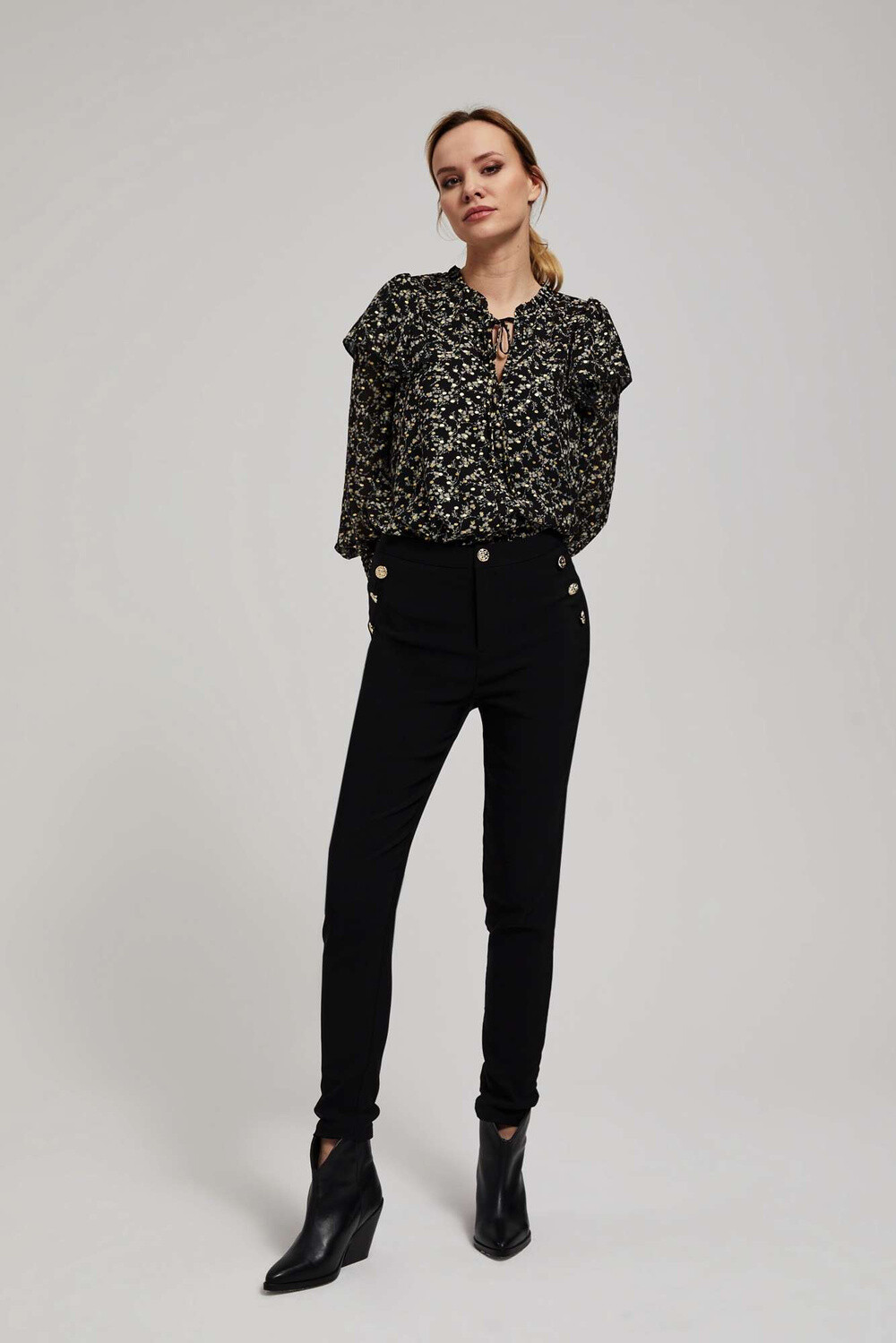 Marisse Straight-Leg Trousers