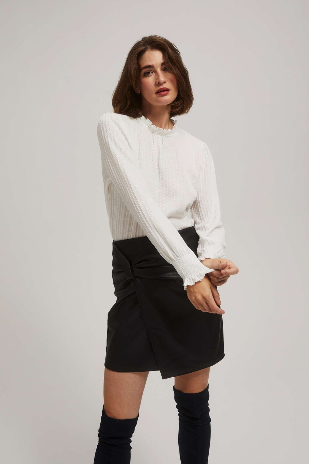 Marisse Jacquard Blouse