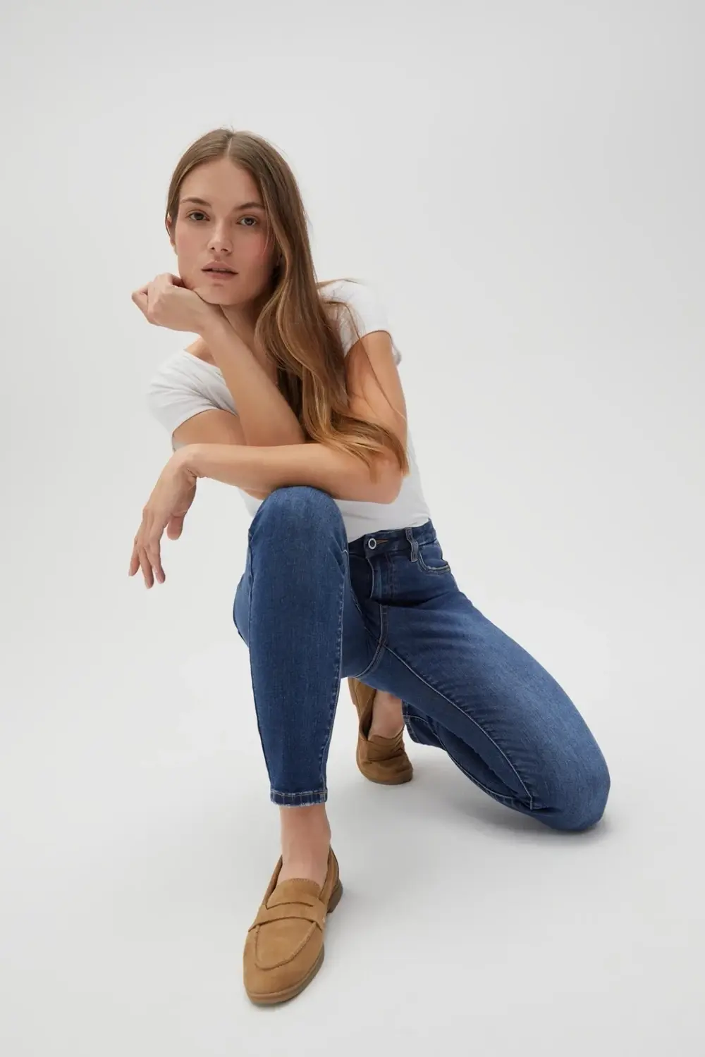 Marisse Women's Jeans L-Je-4600 Navy