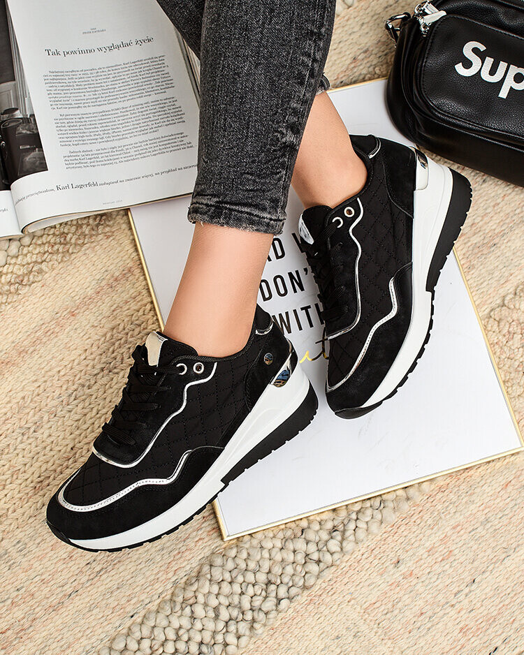 Resti Women's sporty sneakers on a Lololi heel