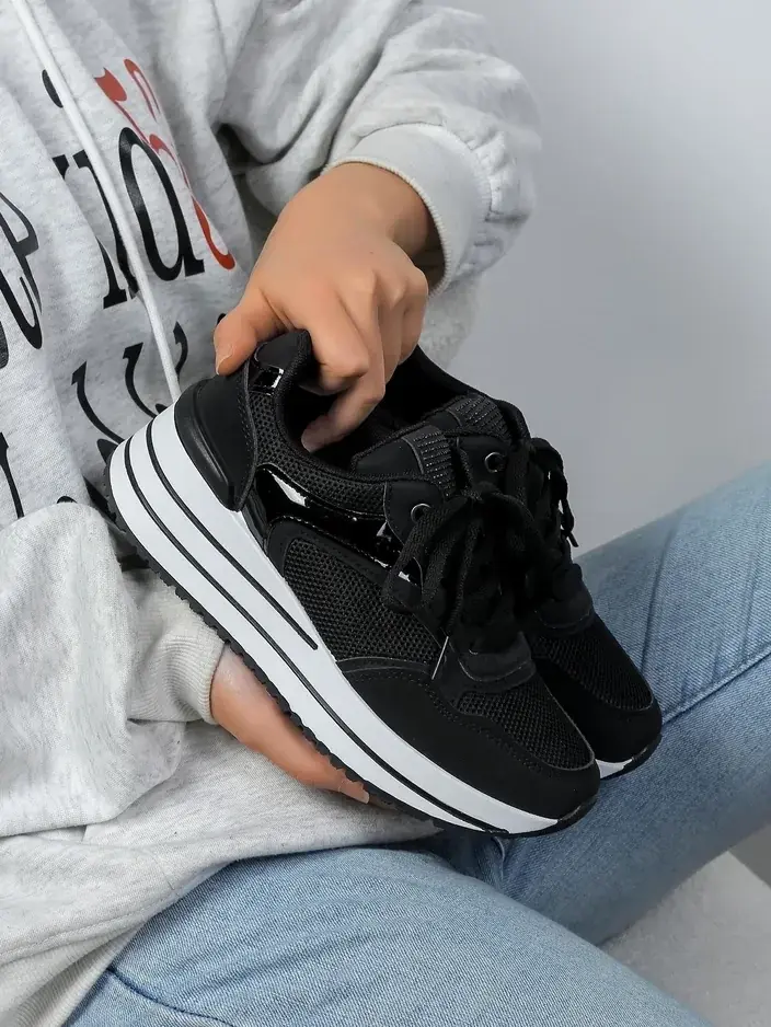 Resti Women's platform sports sneakers Revided