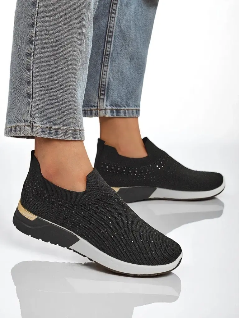 Resti Women's SparkFit Slip-On Fabric Sneakers