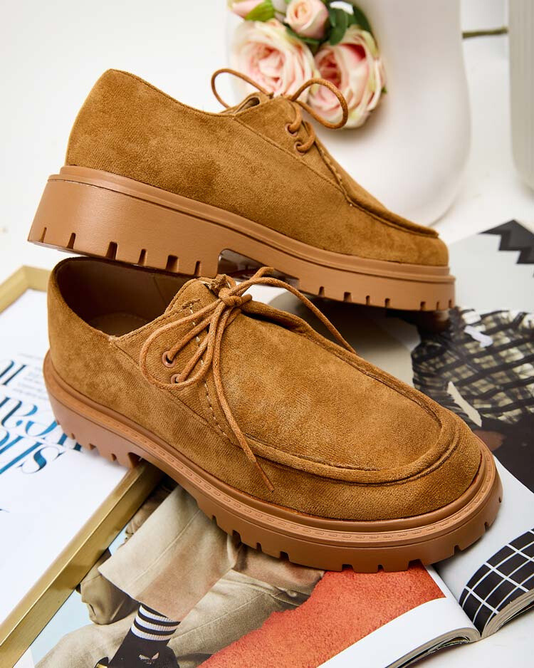 Resti Women's Etrepp lace-up half shoes
