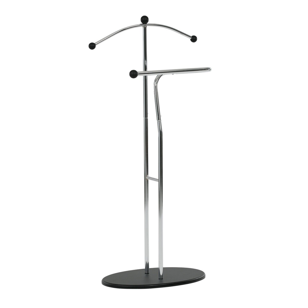 AUTRONIC 83213 CRBK Němý sluha, výška 110 cm, masiv kaučukovník, černé moření, kov chrom