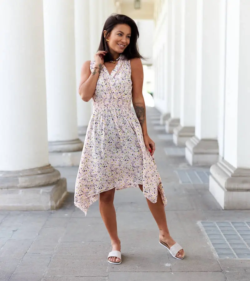 Gemre Ružové kvetinové šaty od značky Grado