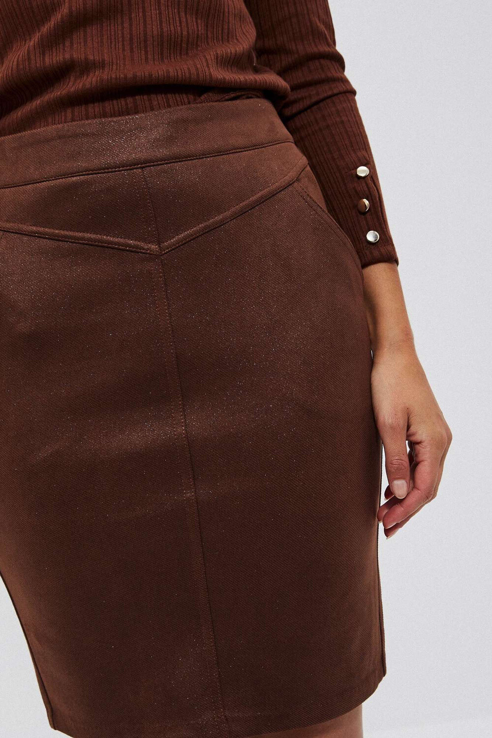 Marisse Skirt Z-Sc-3914 D.Brown