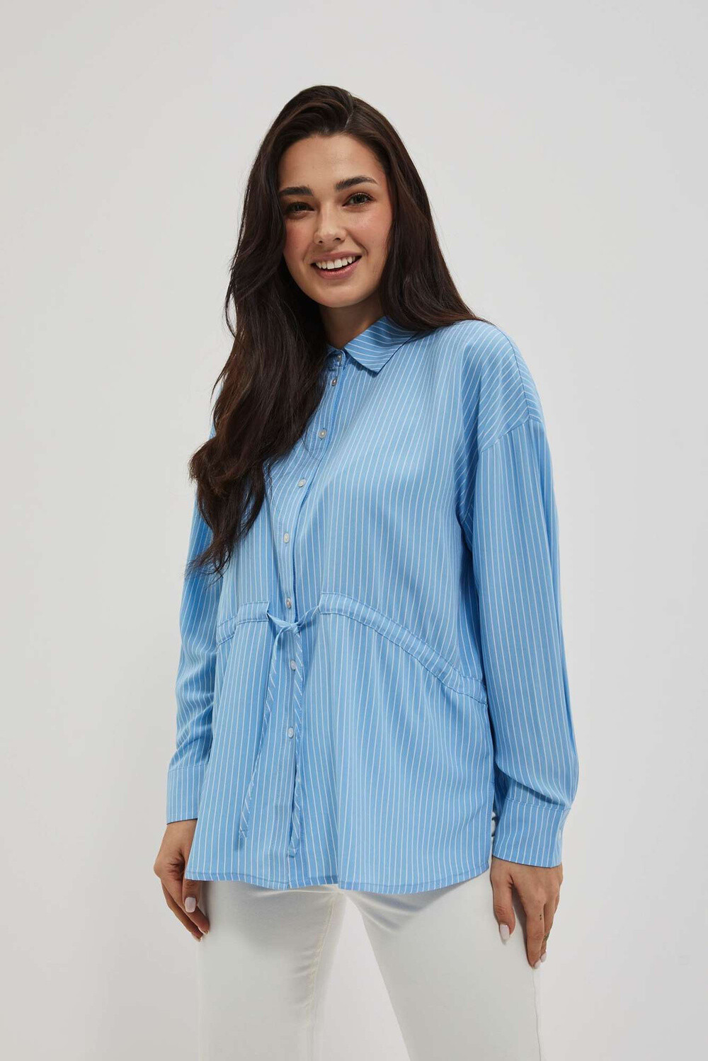 Marisse Women's Shirt L-Ko-4014 L.Blue