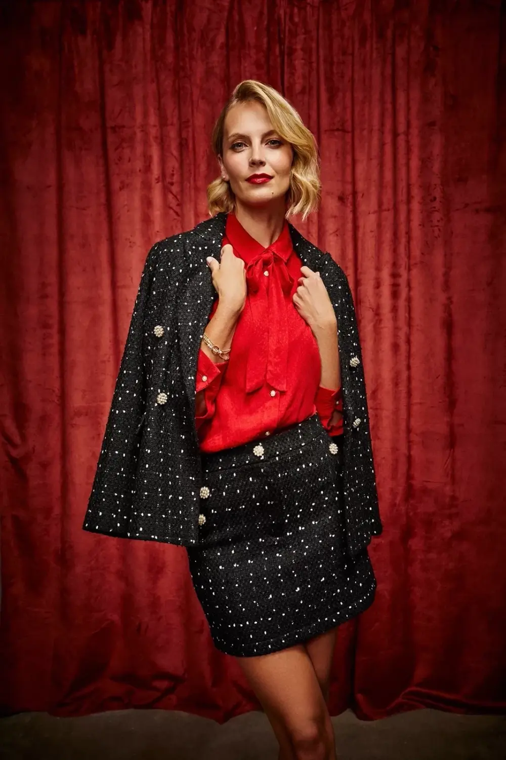 Marisse Double-Breasted Jacket