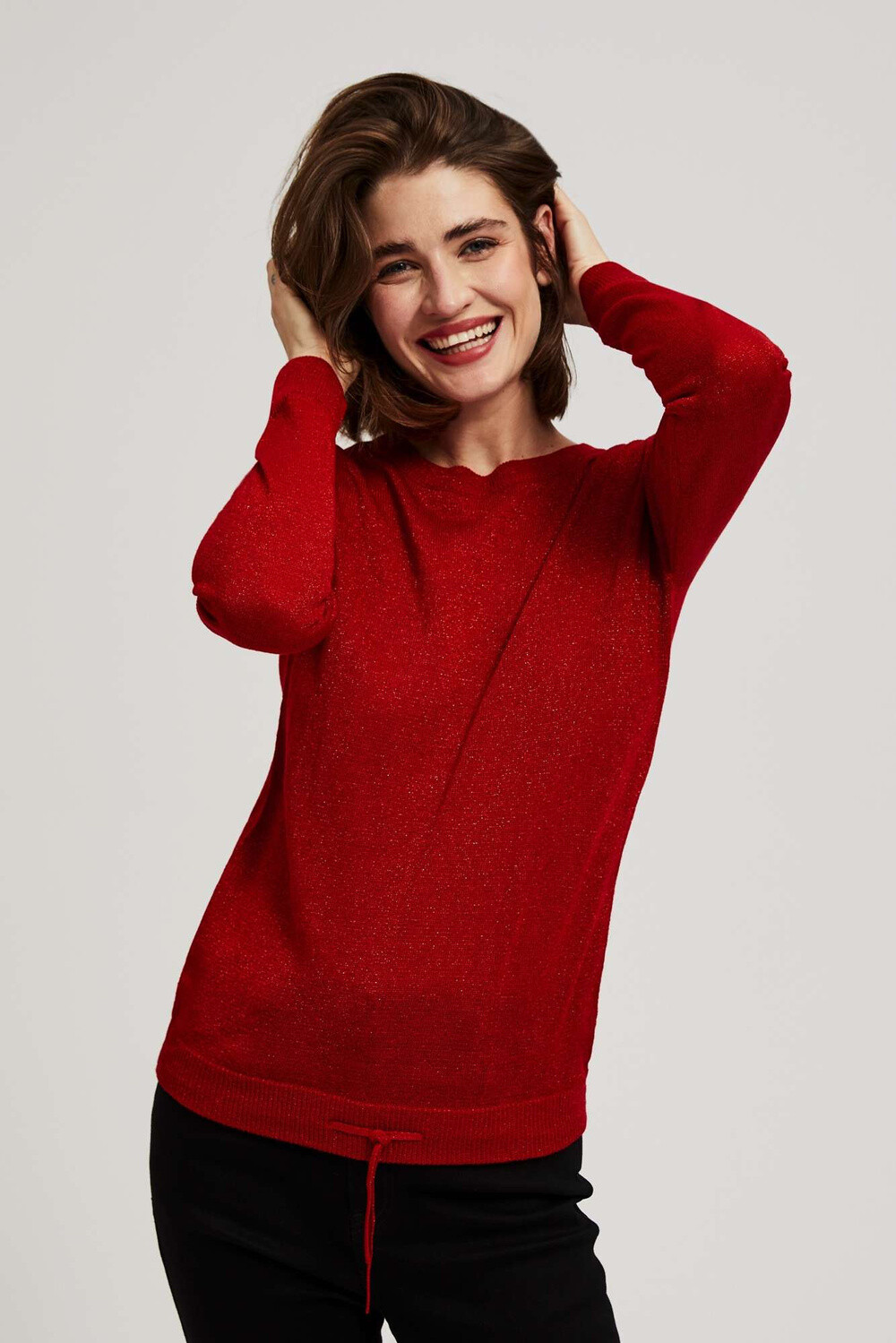 Marisse Sweater With Metallic Thread