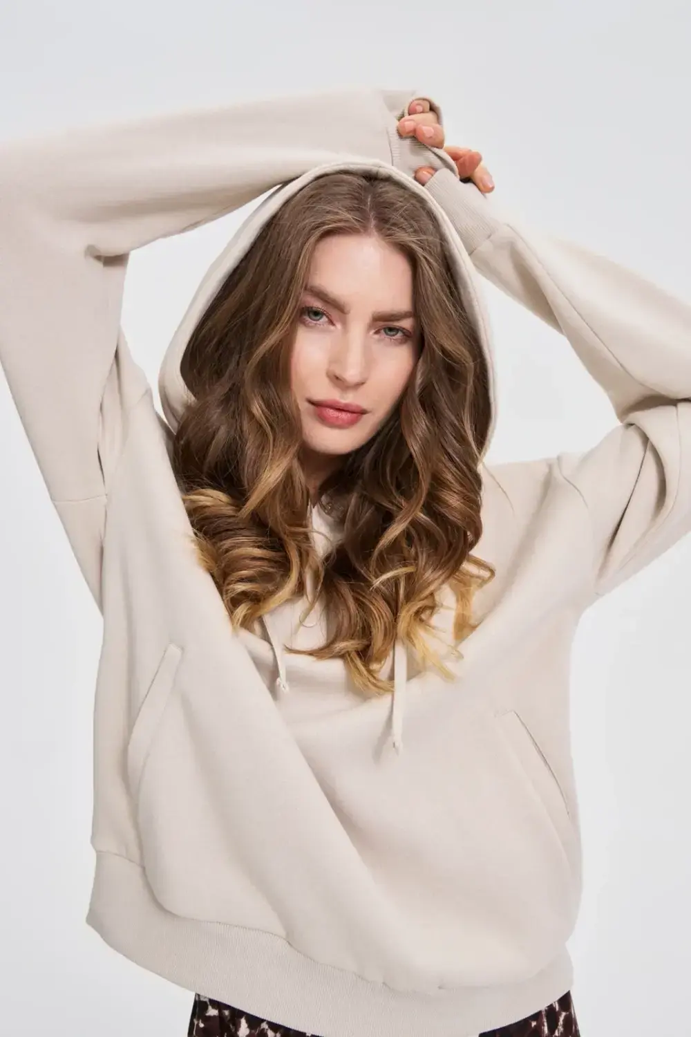 Marisse Beige Hoodie