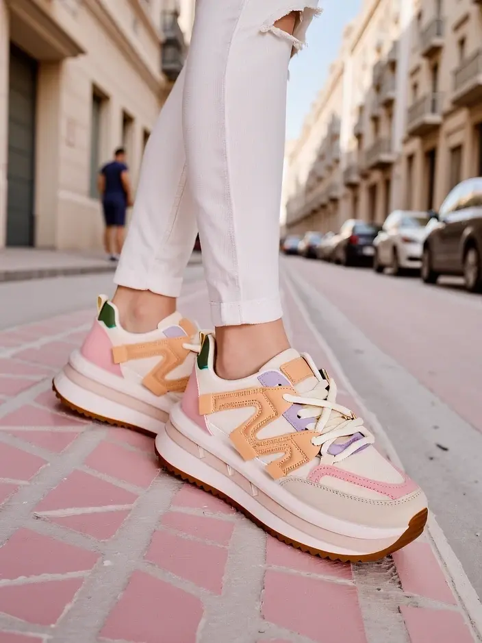 Resti Women's sporty platform sneakers Eviger