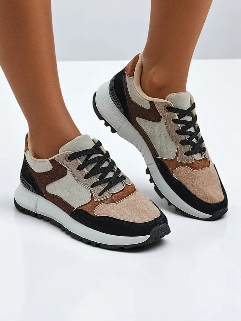 Resti Women's sports sneakers made of eco-suede Abo