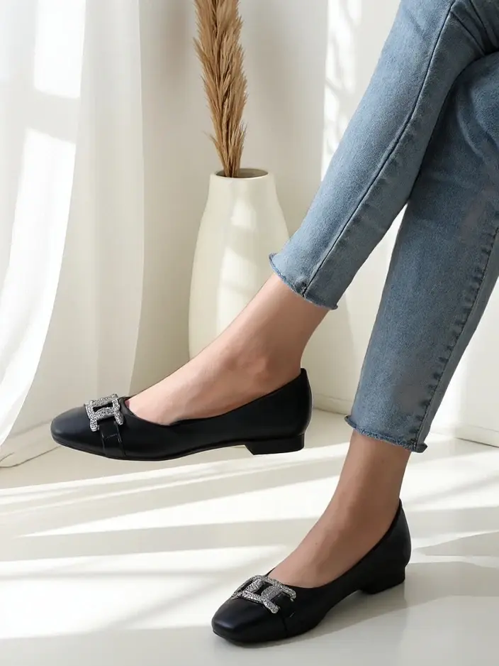 Resti Women's ballet flats with a bow Frelie