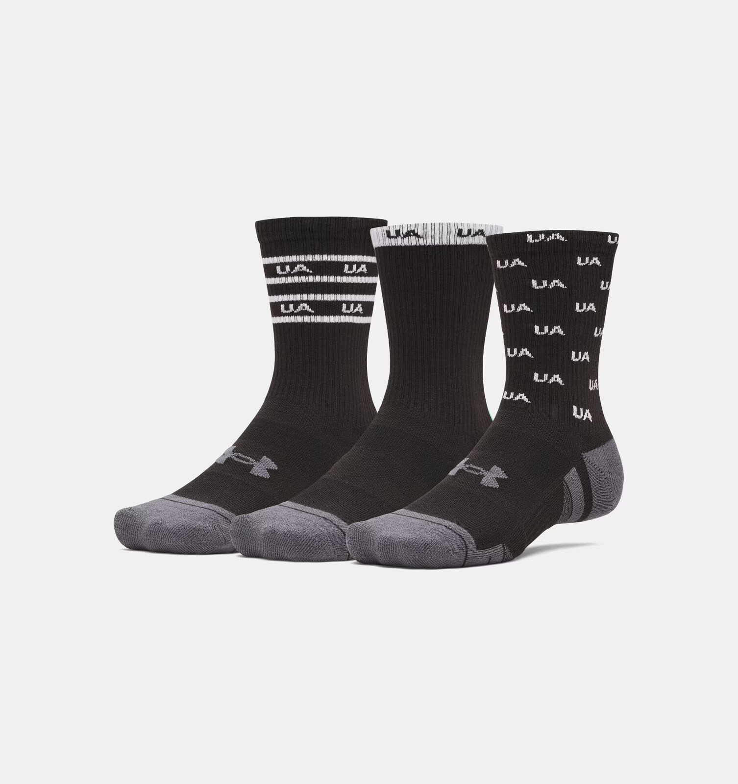 Under Armour Performance Tech Nov 3pk Crew Socks